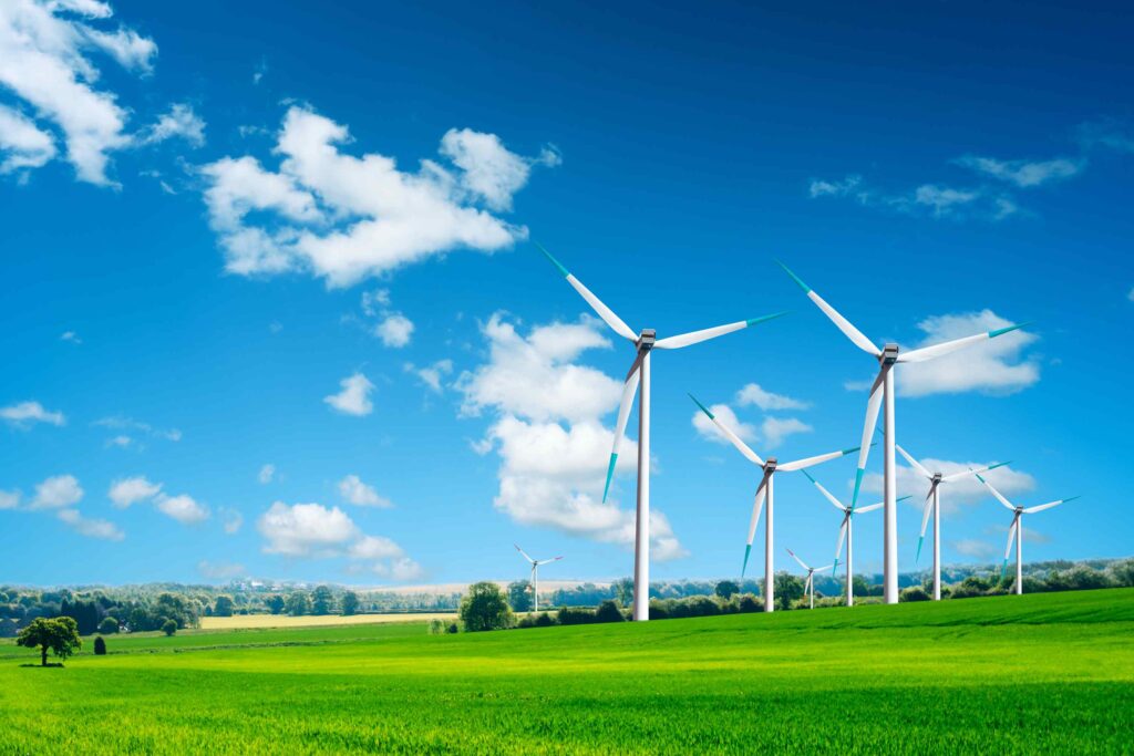 generating wind energy with wind turbines